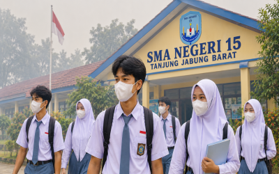SMAN 15 Tanjung Jabung Barat Tetap Melaksanakan Pembelajaran Tatap Muka dengan Memperhatikan Kondisi Kualitas Udara
